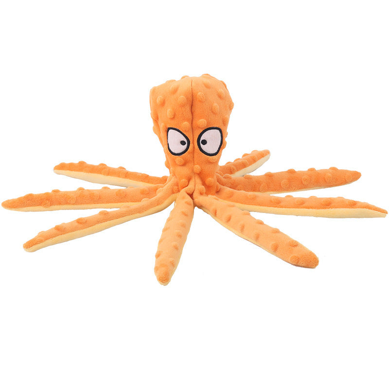 Soft & Sustainable Plush Octopus – Fun for Happy Pets!