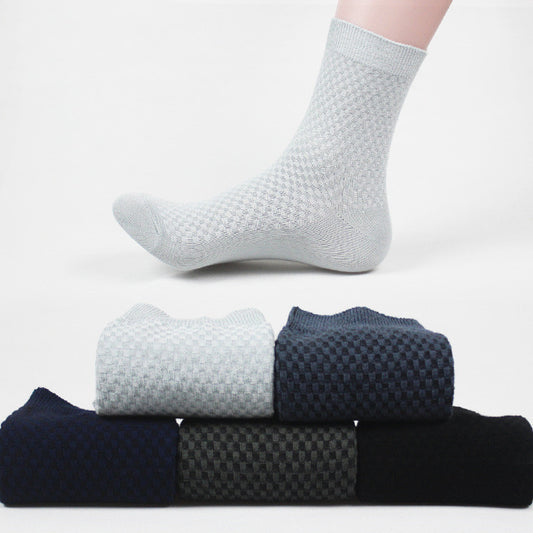 Ultra-Soft Bamboo Fiber 5 pairs socks – Breathable & Eco-Friendly