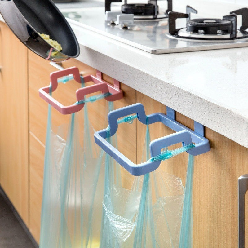 Space-Saving Kitchen Door Hanger – Reuse & Organize Bags