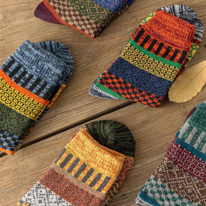 Cozy Winter Socks – Warm, Stylish & Ultra-Comfortable 5 pairs