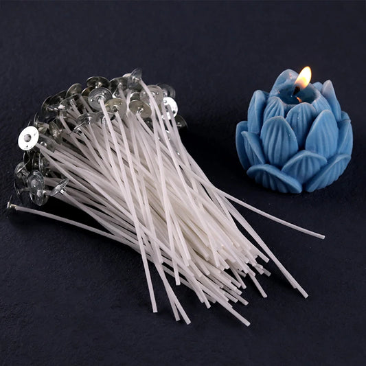 Pre-Waxed Cotton Candle Wicks – Perfect for Handmade Candles