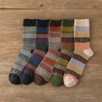 Cozy Winter Socks – Warm, Stylish & Ultra-Comfortable 5 pairs