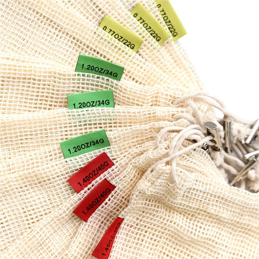 Organic Cotton Mesh Bags – Reusable, Washable & Eco-Friendly