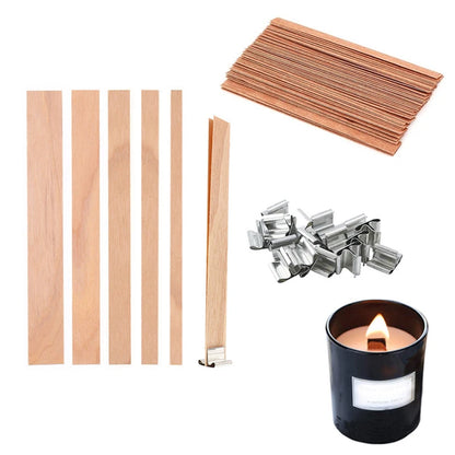 Wooden Candle Wicks – Long-Lasting & Smokeless for DIY Candles